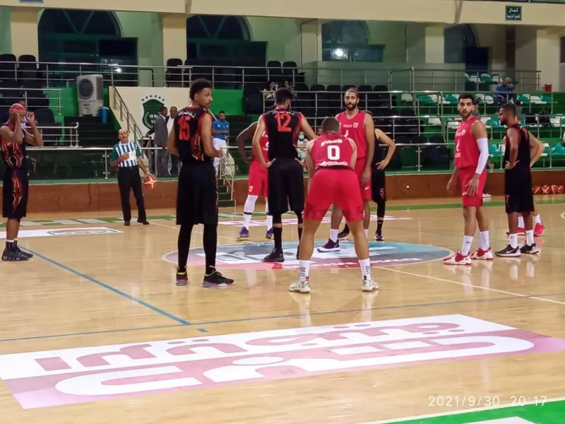 شعب حضرموت يسقط بنتيجة كبيرة أمام الأهلي المصري في البطولة العربية لأندية كرة السلة