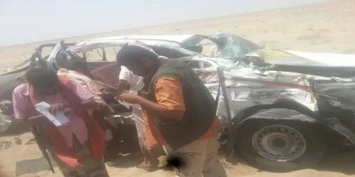 نجاة قائد عسكري من موت محقق في حادث سير بلحج