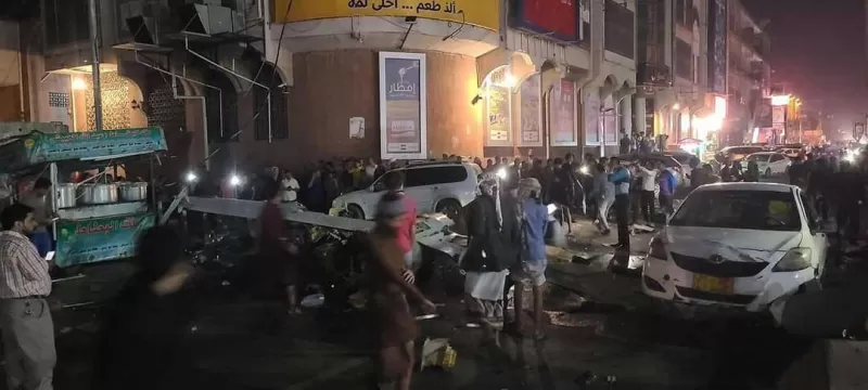 قتلى وجرحى في سقوط مسيرة حوثية مفخخة وسط صنعاء