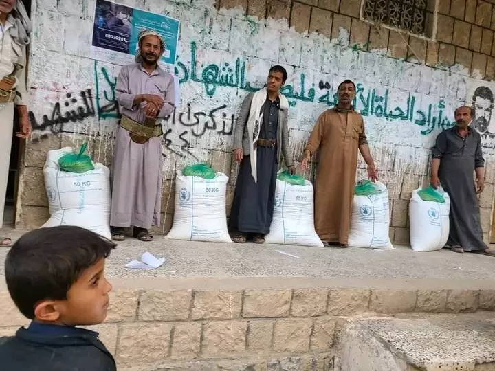 سطو حوثي على مساعدات التغذية المدرسية
