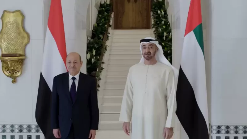 Al-Alimi's visit to the UAE raises the severity of the Brotherhood's insults against him