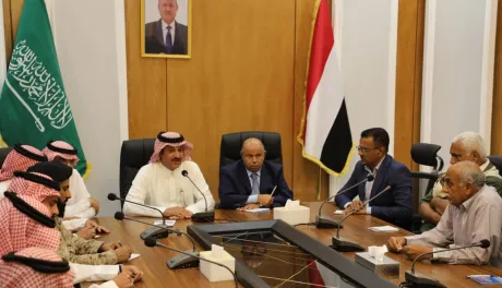 الوفد السعودي من المكلا: الحفاظ على أمن حضرموت أولوية للتحالف