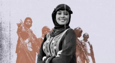 انتصار الحمادي.. فنانة يمنية تواجه صلف وتخلف الإمامة الحوثية