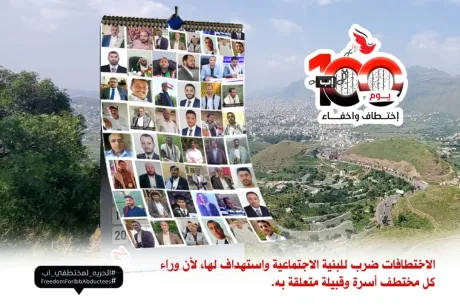 أسر مختطفي إب تطلق صرخة إنسانية بعد 100 يوم من الفقد: “الحرية لأبنائنا”