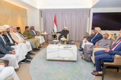 طارق صالح وبن حبريش يؤكدان دعم مسار الدولة وتعزيز الشراكة الوطنية