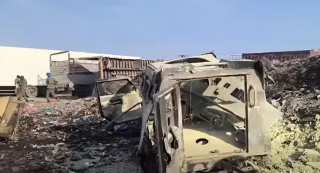 قتلى وجرحى بهجوم إرهابي استهدف موكب القيادي في العمالقة حمدي شكري