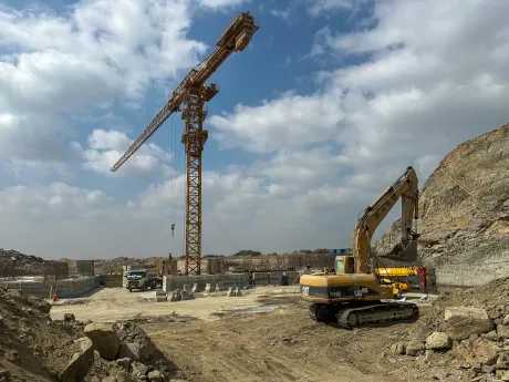 نفي رسمي لتوقف مشروع سد حسان في أبين الممول من الإمارات