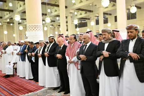 تشييع رسمي للرئيس هادي في الرياض بحضور قيادات الدولة