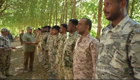 طارق صالح: المؤسسة العسكرية صمام أمان للمواطنين خلال الأزمات والكوارث